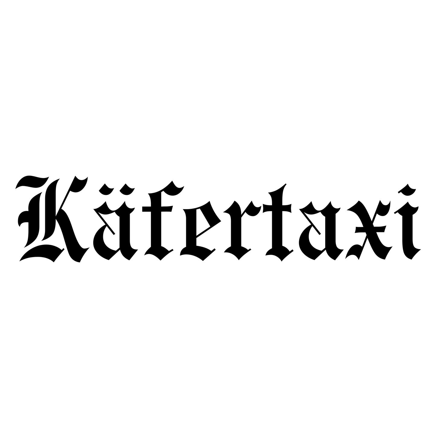 Käfertaxi / Aufkleber groß