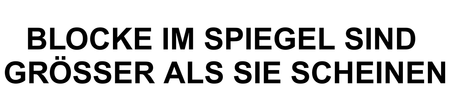Blocke / Sticker klein