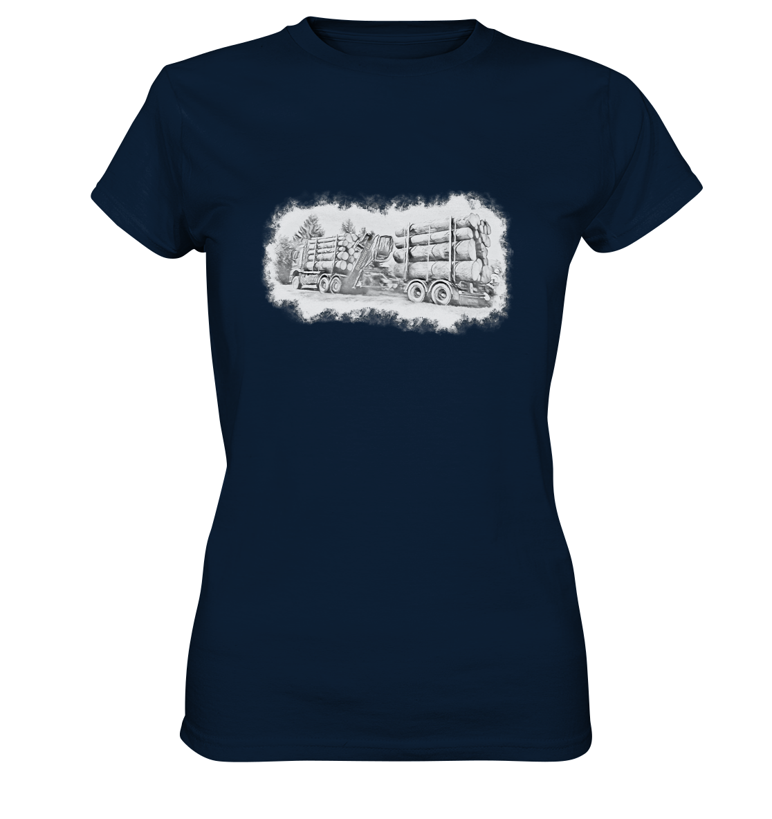 Holztaxler_6x6 - Damen-Shirt