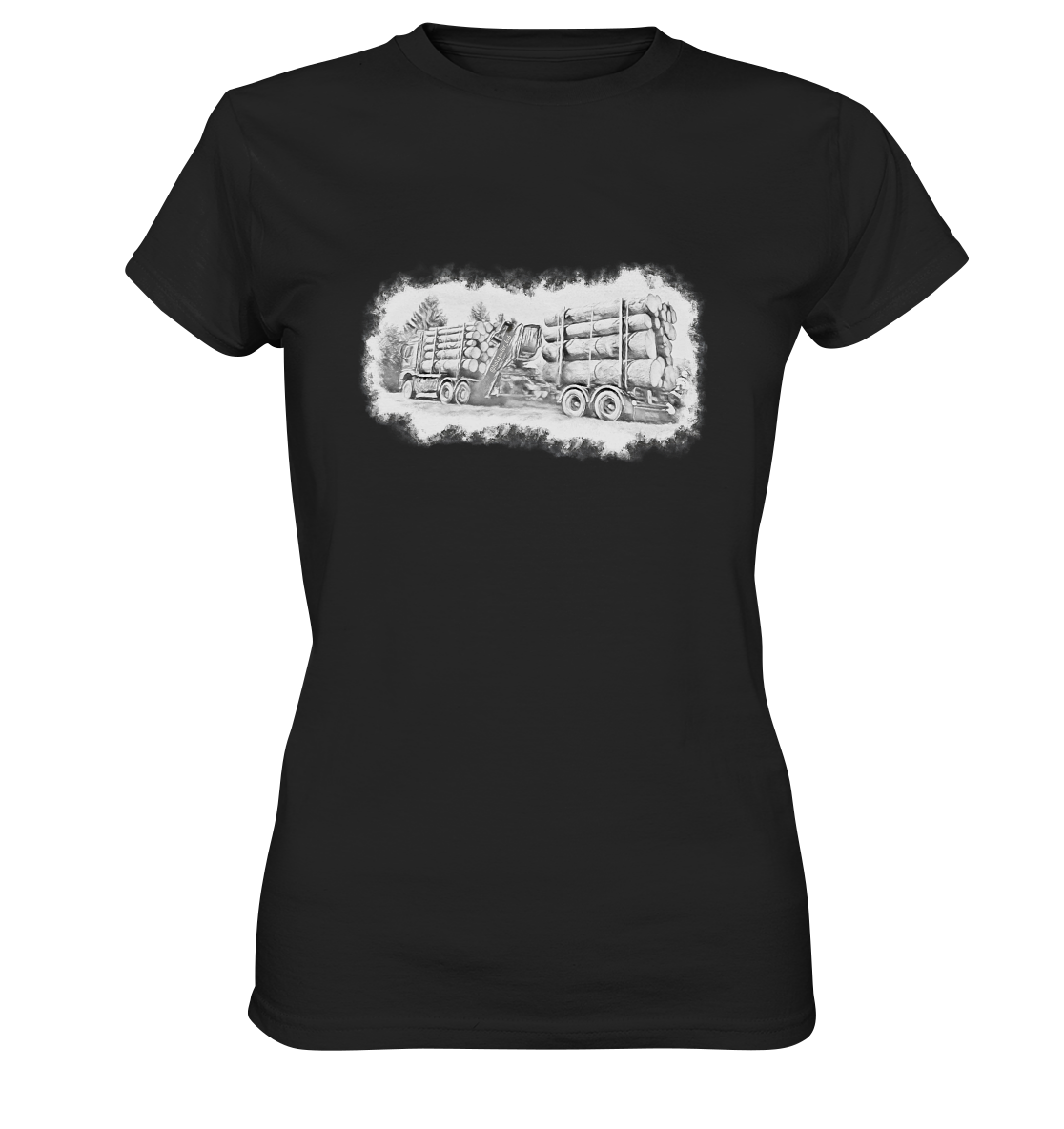Holztaxler_6x6 - Damen-Shirt
