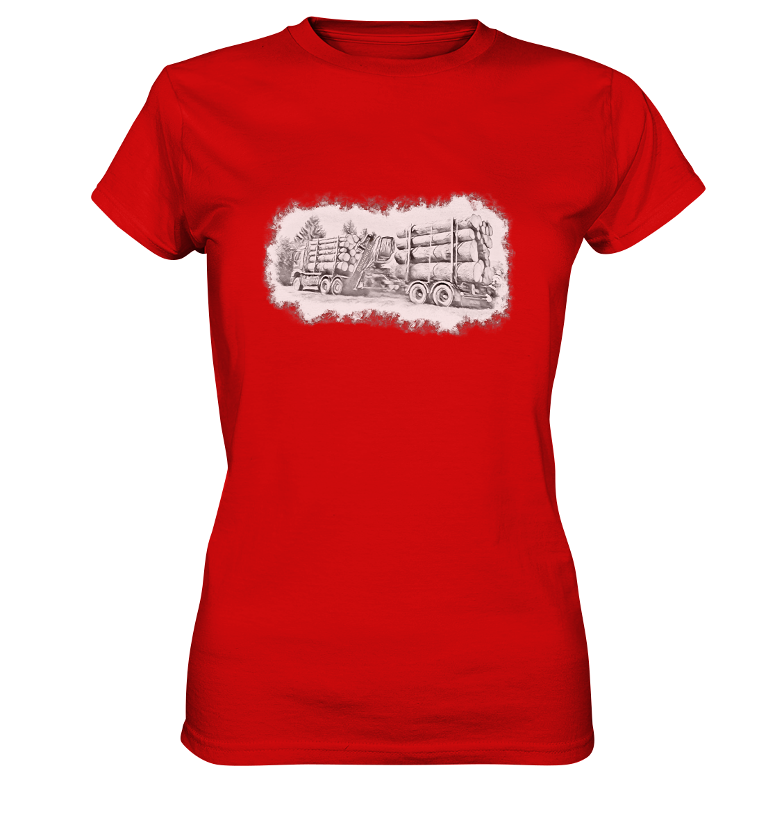 Holztaxler_6x6 - Damen-Shirt