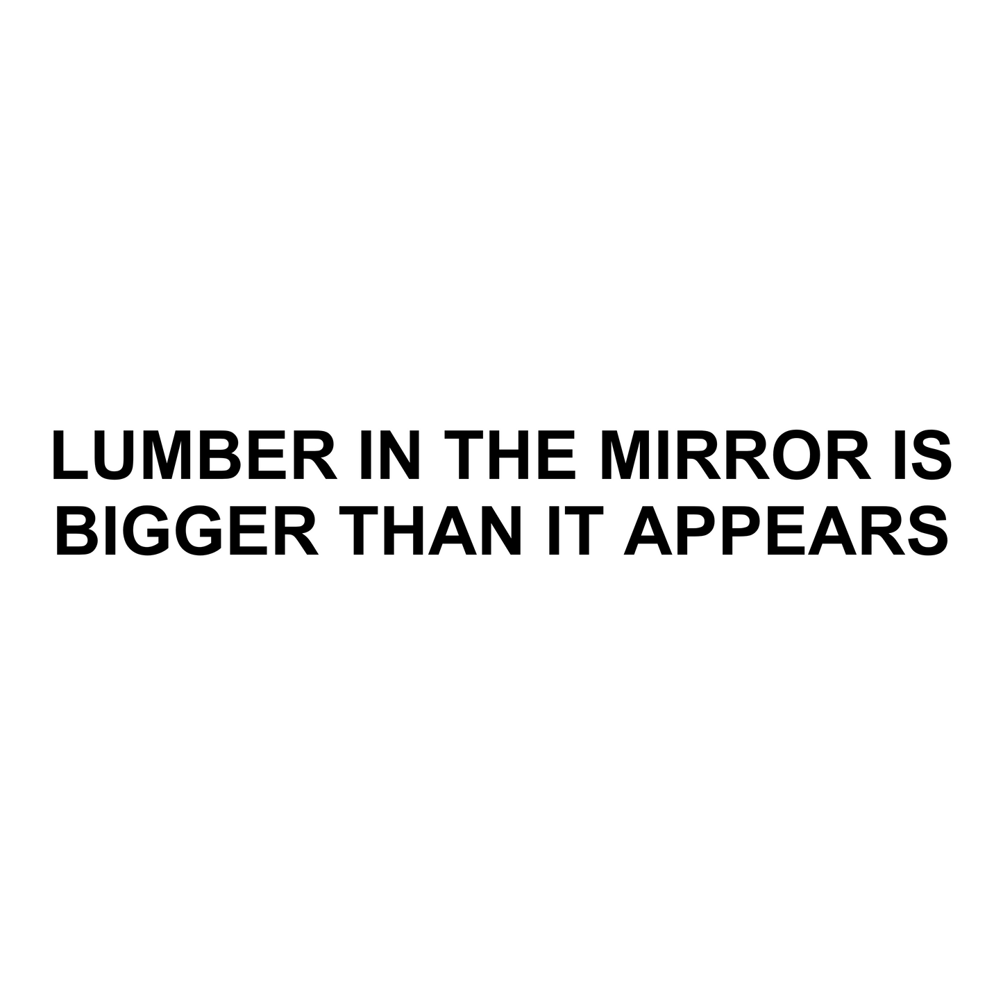 Lumber / Sticker klein